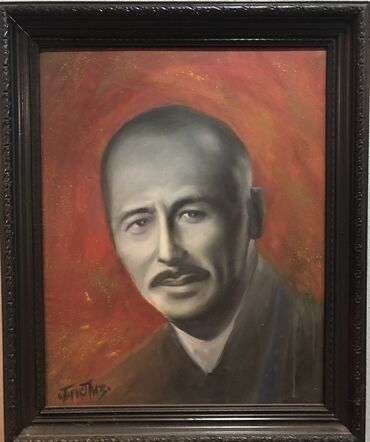 картины кыргызских художников: Продам картину Суйменкул Чокморов, холст-масло, 50х60 см, ручная