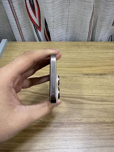 iphone 6 es: IPhone 16 Pro, 128 GB, Desert Titanium, Zəmanət, Face ID — 5