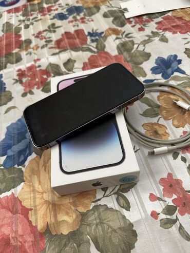 ayfon 7 plus qiymeti: IPhone 14 Pro, 128 GB, Deep Purple, Face ID