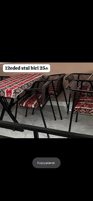 Kafe restoran cay evleri uçun 12eded oturacaq biri 25₼ yasamal 7027 lalafo.az -da Kafe restoran cay evleri uçun 12eded oturacaq biri 25₼ yasamal 7027