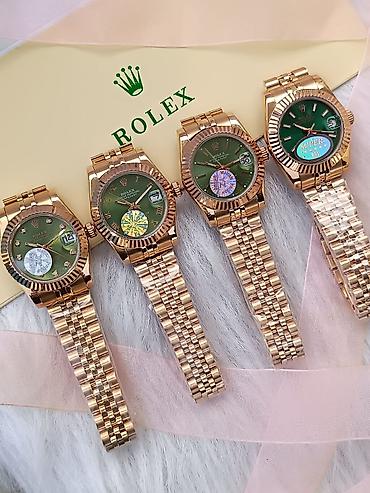 oyster saat: Yeni, Qol saatı, Rolex, rəng - Qızılı — 7