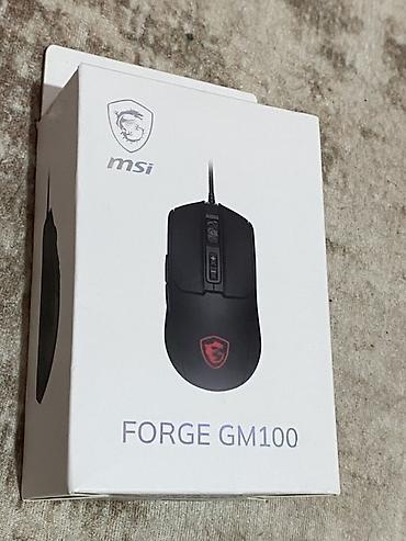 Kompüter aksesuarları: MSI FORGE GM100 – oyunçu siçanı Xüsusiyyətlər: - Sensor: Optik - DPI — 1