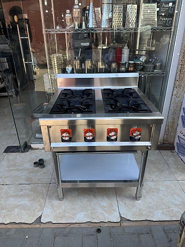 metbex sobalari: Qaz plitəsi Ayrıca dayanan, 4 gözlü, Yeni — 7