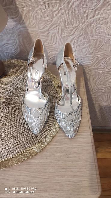 nigah: Tuflilər, Asos, Ölçü: 34.5, rəng - Gümüşü, İşlənmiş — 5