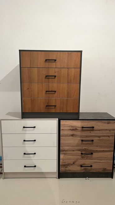 манеж дордой: Кийим үчүн комод, Күзгүсүз, ЛДСП, түсү - Ак