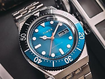 timex saat: Yeni, Qol saatı, Timex, rəng - Göy — 1