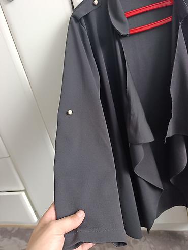 Personal Items: Crni ženski kardigan/blejzer bez kopčanja - Dizajn: otvoren prednji — 2