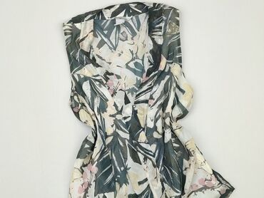 beżowa bluzki z krótkim rękawem: Blouse, H&M, XS (EU 34), condition - Very good