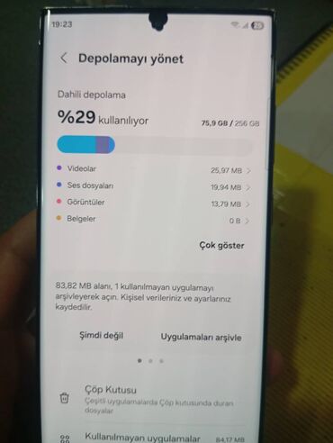 en yaxsi modem hansidir: Samsung Galaxy S23 Ultra, 256 GB, rəng - Yaşıl, Sensor, Barmaq izi, Simsiz şarj