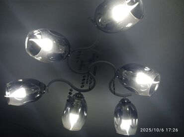 люстра в зал потолочная: Потолочная люстра на 6 плафонов - Материал: металлическое основание с