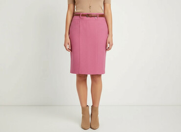 spódnice plisowane beżowa midi: Next, Women`s skirt, size 2XL