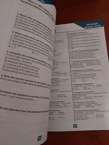 Testlər: Məhsul: “100 Sınaq İmtahanı – English 11” hazırlıq kitabı Təsvir: - — 3