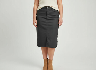 plisowane spódnice khaki: Denim Co, Спідниця жіноча, розмір XS
