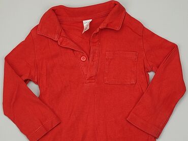 czerwona bluzka hm: Bluzka, 12-18 m, stan - Dobry