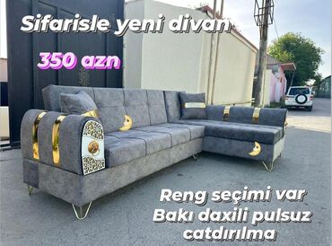 Sifarişlə komodlar: Künc divan, Qonaq otağı üçün, Bazalı, Açılan