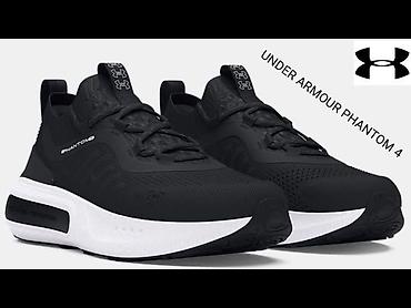 under armour: Under Armour HOVR Phantom 4 qaçış krosovkaları - Rəng: qara/ağ - Üst — 3
