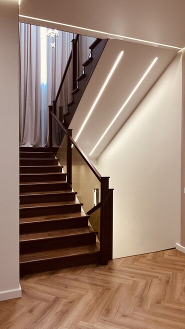 Деревянные лестницы: Деревянная лестница Для дома, Бесплатный замер, Вид дерева: Лиственница, Стиль: Лофт — 10