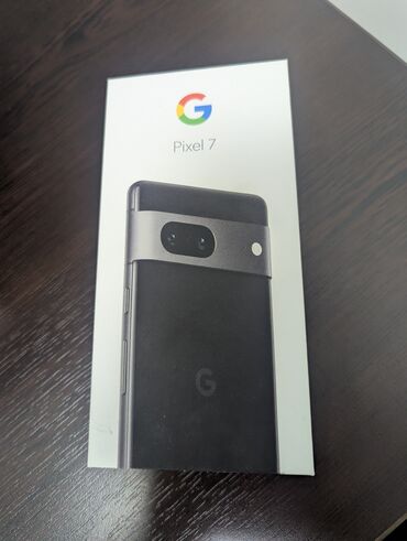 дисплей телефона: Google Pixel 7, Колдонулган, 128 ГБ, түсү - Кара, 1 SIM, eSIM