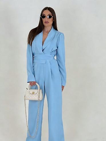 Kombinezoni: ❤️❤️Ženski elegantni kombinezon sa pojasom — 4