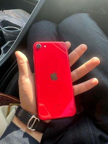 ноутбук епл: IPhone SE, Б/у, 64 ГБ, Красный, 90 %