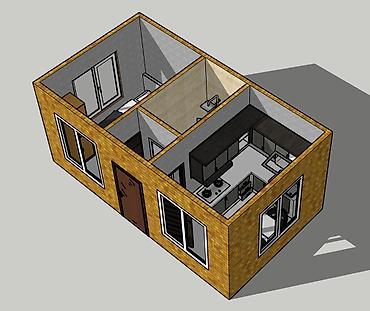 Строительство под ключ: Модульные дома из бетона — быстро, надёжно, на века! Гараж, баня — 9