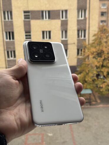 телефон режим 9т: Xiaomi, 14 Pro, Б/у, 256 ГБ, цвет - Белый, 2 SIM