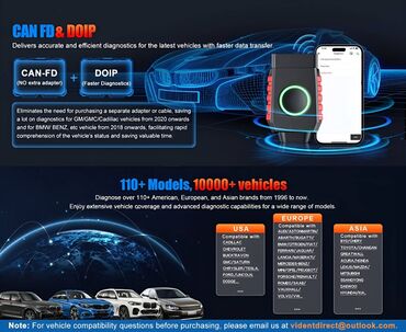 Alati za automobile: Novo - Vident iSmartDiag510 Pro Bluetooth 28+ Full OBD2 Novo - Vident — 9