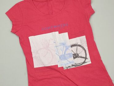 t shirty damskie brudny róż: T-shirt, S, stan - Dobry