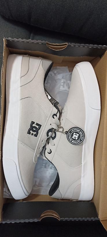 ccc rs: DC Shoes nove KOŽNE patike 44 svetlo siva boja - Niski lifestyle/skate — 8
