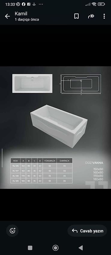 Duş poddonları: Oval vannalar və oval duşaltılar Məhsul təsviri: - Künc üçün nəzərdə — 11