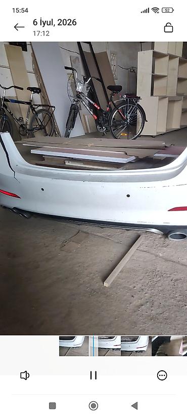 opel astra muherrik satilir: Məhsul: Arxa bamper (ağ rəng), inteqrə olunmuş diffuzor və dördlü — 1