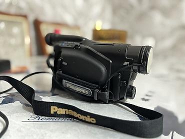 kaset dvd: Panasonic RX6 VHS-C video kamera. Əla zum və stabilizasiya. - Super — 2