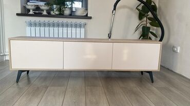 Тумбы и подставки для телевизора: Тумба и подставка для телевизора, Новый, Напольная, ЛДСП, цвет - Белый — 12