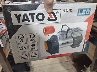 10 lato: YATO YT-73460 portativ avtomobil kompressoru - Güc: 180 W - — 1
