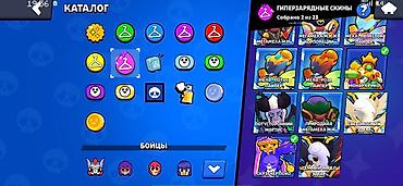 Другие игры и приставки: Аккаунт Brawl Stars Основные характеристики: - 90 из 107 бойцов — 7