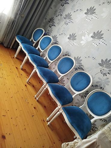 salon masa: Qonaq otağı üçün, İşlənmiş, Qatlanmayan, rəng - Ağ Stul — 2