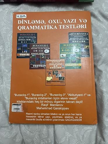 Testlər: Məhsul: “Buraxılış imtahanları üçün əlavə vəsait – Dinləmə, oxu, yazı — 2