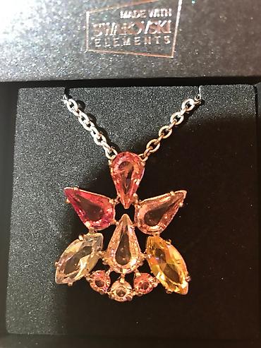 Aksesuarlar: Кулон с камнями SWAROVSKI на цепочке — 3