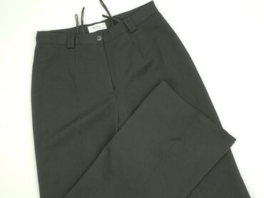 legginsy woskowane wysoki stan: Spodnie materiałowe damskie, rozmiar L