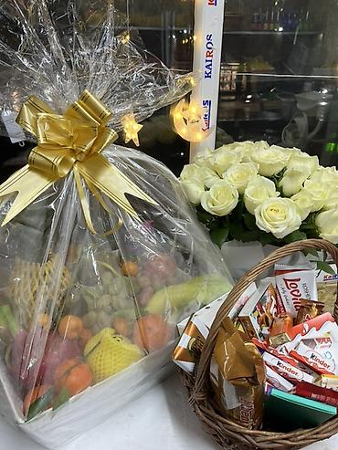 Подарочная упаковка: Подарочные фруктовые корзины - Оформленные корзины из свежих фруктов — 5