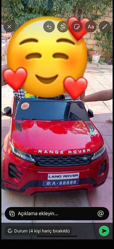hot wheels ferrari: Uşaq üçün elektrikli maşın – Land Rover üslubunda - Korpus rəngi — 1