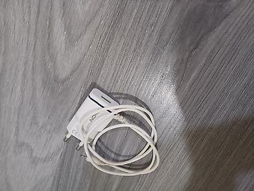 philips genie 838: Yenidi Nokia markalı şarj adapteri və kabel. Ağ rəngli, Avropa tipli — 2