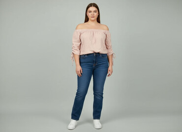różowe bluzki hiszpanki: Up FASHION, Bluzka damska, rozmiar XL
