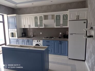 Sifarişlə mətbəx mebeli: Sifarişlə mətbəx dəsti, Özü çəkən petlələr, Sadə laminat, Kredit yoxdur, Pulsuz çatdırılma, Rayonlara çatdırılma — 12