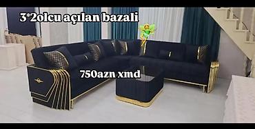 yastiq uzleri: Yeni, Künc divan, Qonaq otağı üçün, Açılan — 1