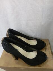 Tuflilər: Tuflilər, Ölçü: 37, rəng - Qara, İşlənmiş — 3