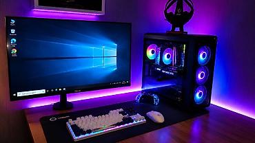 komputer setup: Böyük oyun dəsti satılır: • Kompüter • Monitor • Klaviatura • Oyun — 1
