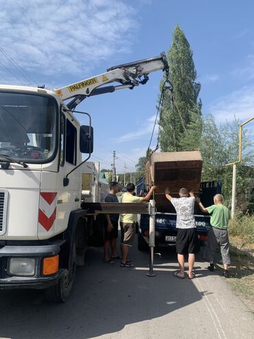 Услуги манипулятора: Кран кант длина стрелы: 7.2 метра грузоп. стрелы: 2.8 тонны борт: 6 — 12