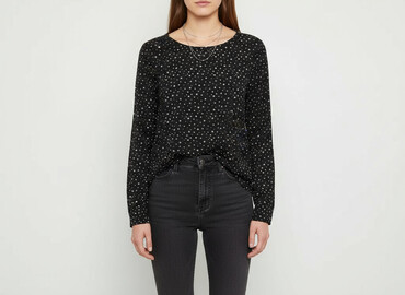 hello kitty ubrania do druku: H&M Basic, Women's blouse, size L