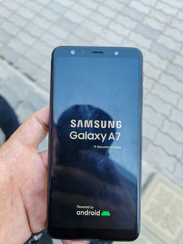 samsung galaxy 72 62 qiymeti: Samsung Galaxy A7, 128 GB, rəng - Qara, Sensor, İki sim kartlı